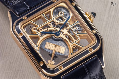 replica cartier santos diamond|cartier santos dumont micro rotor.